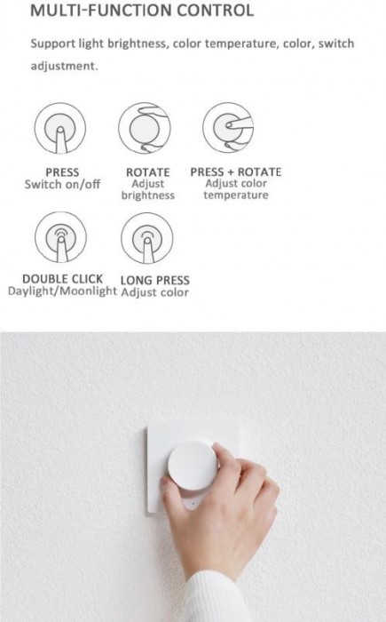 Xiaomi Yeelight Smart Wireless Dimmer Wall Light