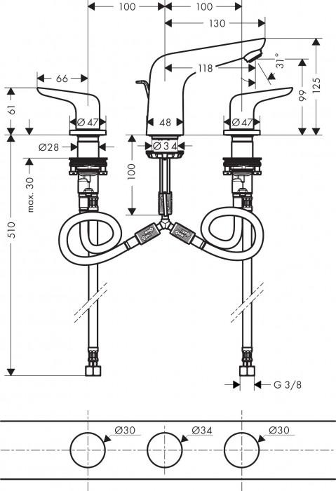 Hansgrohe Novus 71140