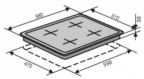 VENTOLUX HSF 640 D2 C BK