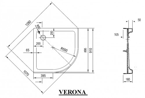 Ravak Verona 90 XAU0000035