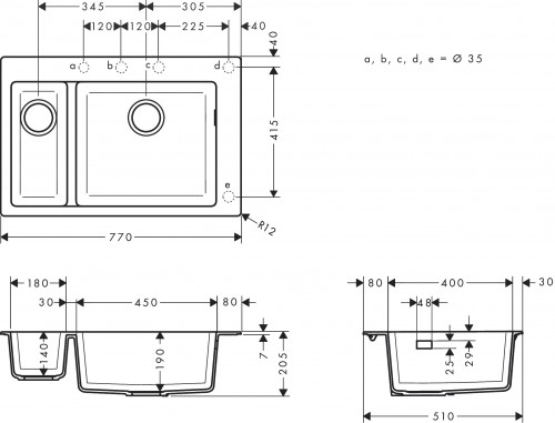 Hansgrohe S51 S510-F635 43315