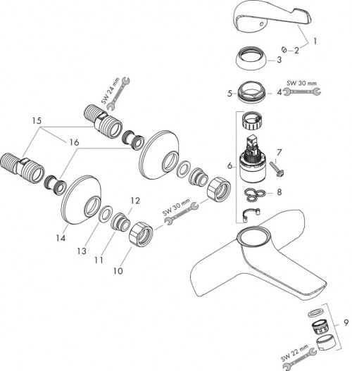 Hansgrohe Novus 71923000