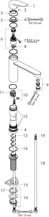 Hansgrohe Focus M42 71807000