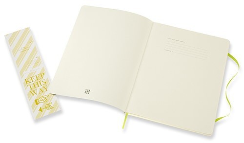 Moleskine Ruled Soft Notebook Large lime