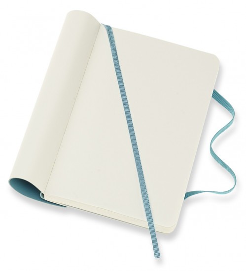 Moleskine Plain Notebook Pocket Soft Ocean Blue