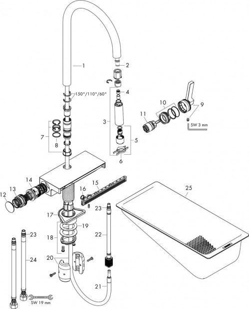 Hansgrohe Aquno Select M81 73837000