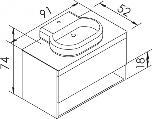 Imprese Black Edge 90 f32119W