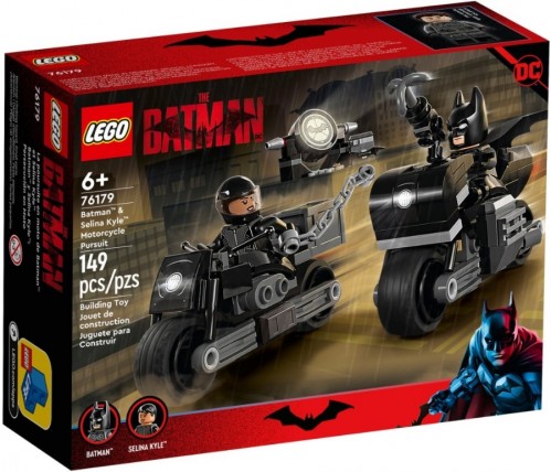 Lego Batman and Selina Kyle Motorcycle Pursuit 76179