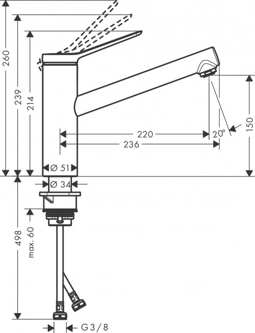 Hansgrohe Zesis M33 74813000