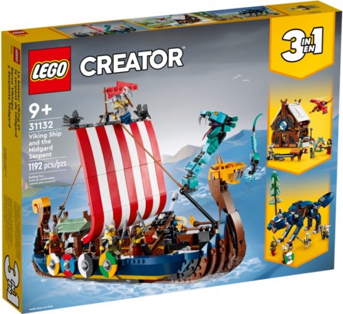 Lego Viking Ship and the Midgard Serpent 31132