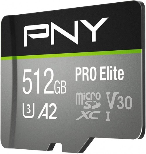 PNY PRO Elite Class 10 U3 V30 microSDXC 512Gb