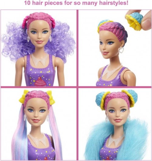 Barbie Color Reveal Glitter Hair Swaps HBG39