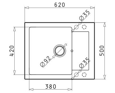 Pyramis Mido 62x50 1B 1D 070088501