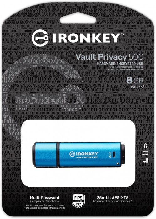 Kingston IronKey Vault Privacy 50C 8Gb