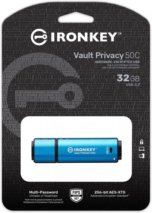 Kingston IronKey Vault Privacy 50C 32Gb