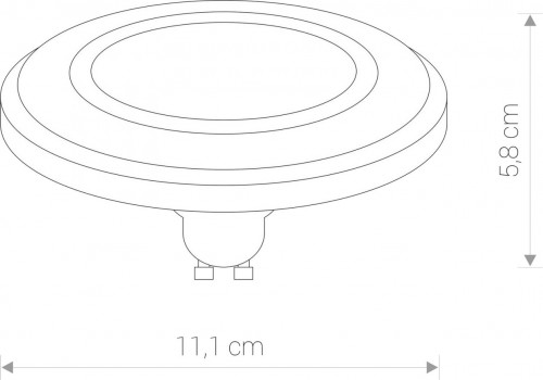 Nowodvorski ES111 9W 3000K GU10 9343