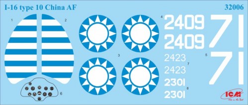 ICM I-16 Type 10 with Chinese Pilots (1:32)