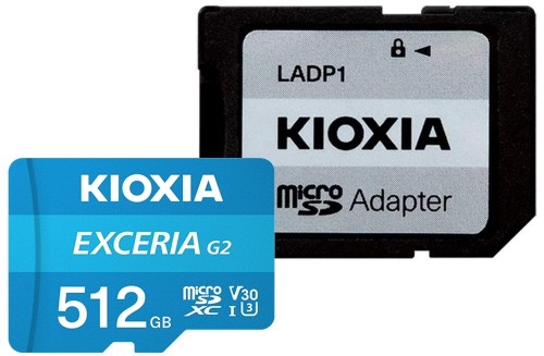 KIOXIA Exceria G2 microSDXC with Adapter 512Gb