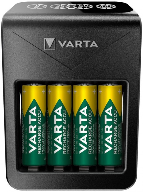 Varta LCD Plug Charger Plus + 4xAA 2100 mAh