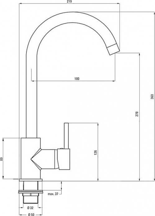 Deante Doppio ZENB0113