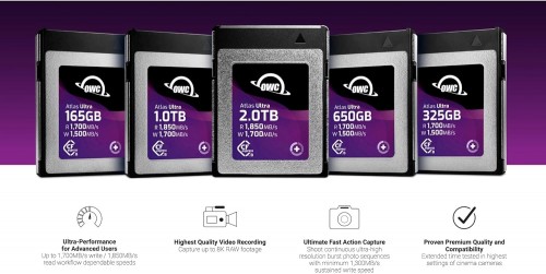 OWC Atlas Ultra CFExpress B 165Gb