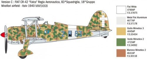 ITALERI Fiat CR.42 Falco (1:48)