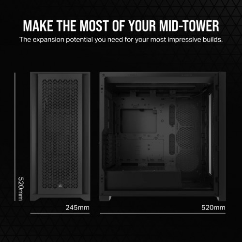 Corsair 5000D Core Airflow Black