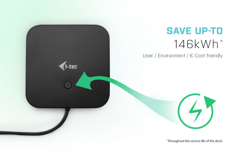 i-Tec USB-C Dual Display Docking Station with Power Delivery
