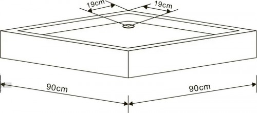 Eger Vi'z 90x90 599-0909S