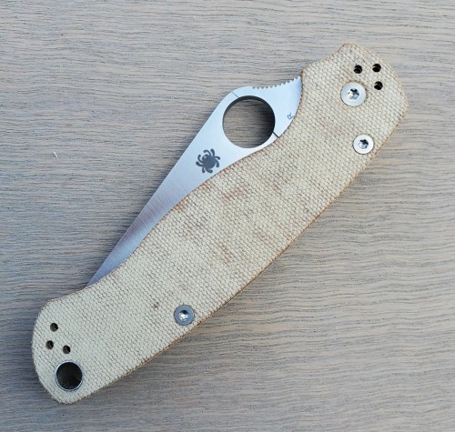 Spyderco Para-Military 2 CruWear Micarta