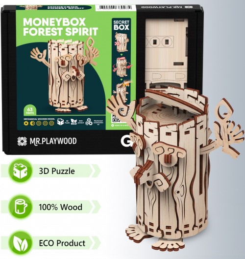 Mr. PlayWood Forest Spirit Moneybox