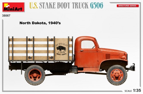 MiniArt U.S. Stake Body Truck G506 (1:35)