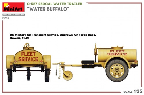 MiniArt G-527 250 Gal Water Trailer Water Buffalo (1:35)