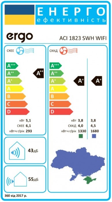 Ergo ACI 1823 SWH WIFI