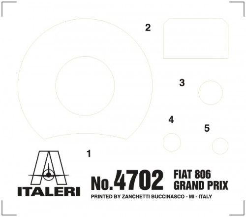 ITALERI Fiat 806 Grand Prix (1:12)