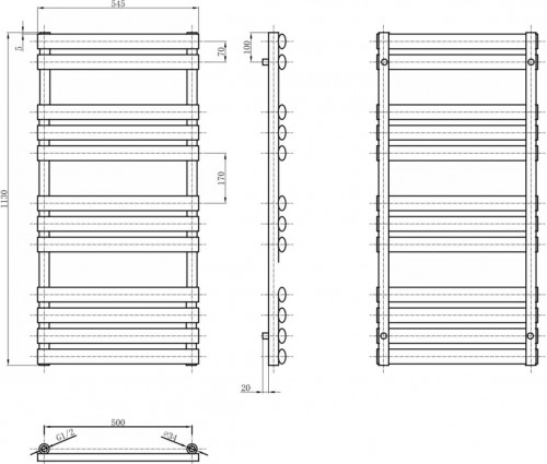 ARTTIDESIGN Miramar 550x1130 MR.12.55.113.W