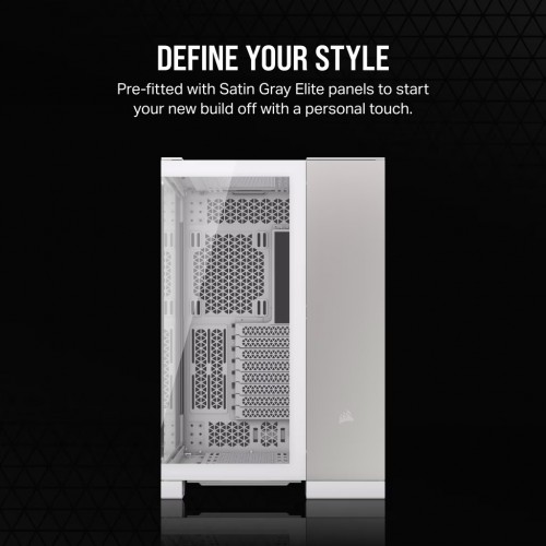 Corsair 6500X White/Satin Gray Aluminum