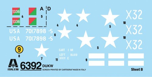 ITALERI DUKW 2 1/2 GMC Truck Amphibious Version (1:35)