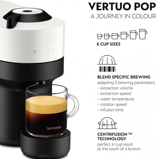 Nespresso Vertuo Pop A3KGCV2 White