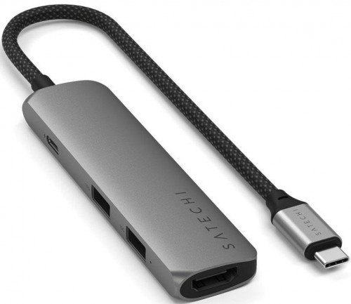 Satechi 4-in-1 USB-C Slim Multiport Adapter 4K