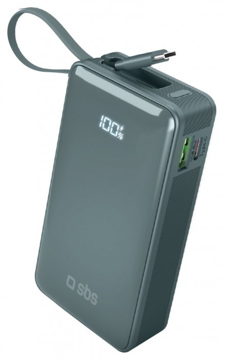 SBS LCD Power Bank 22.5W 10000