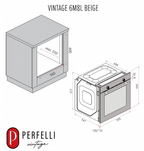 Perfelli VINTAGE 6M8L BEIGE