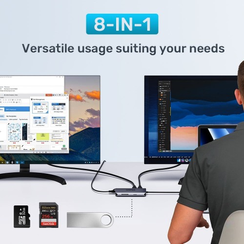 Unitek 8-in-1 USB-C Hub
