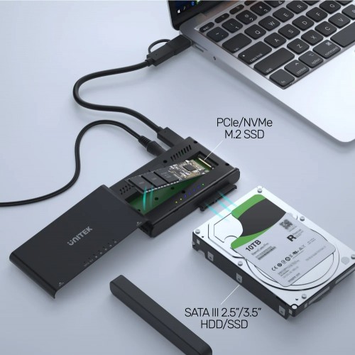 Unitek SolidForce+ USB-C to PCIe/NVMe M.2 SSD Enclosure plus