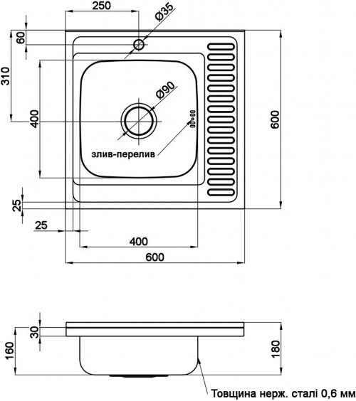 WAL WAL-D6060L-16-06N