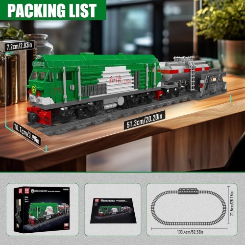 Mould King HXN 3 Diesel Locomotive 12026