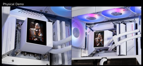 PCCooler DC360 Pro ARGB Display White