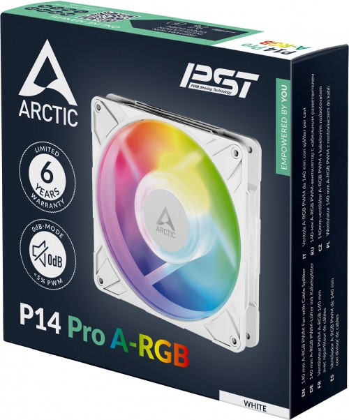 ARCTIC P14 Pro A-RGB White