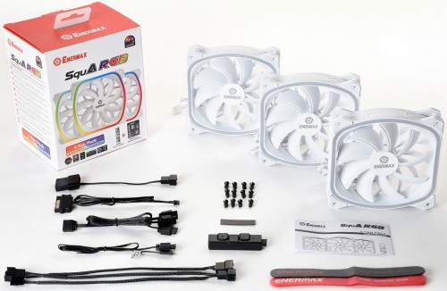 Enermax SquA 120 ARGB 3 Pack White