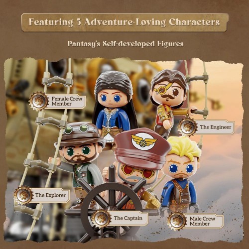 Pantasy Steampunk Airship 85021
